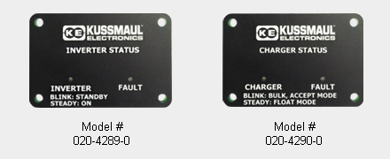 optional displays for inverter charger